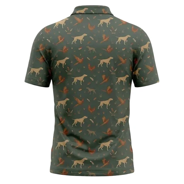 Hunting Dog & Pheasant Polo Shirt TH3043