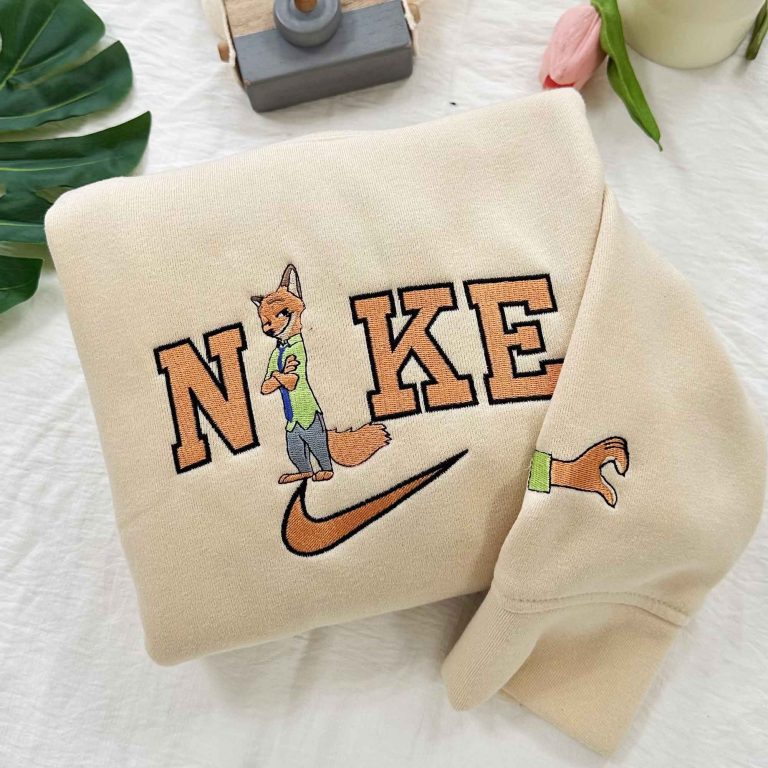 Couple Nick and Judy Embroidered Sweatshirt