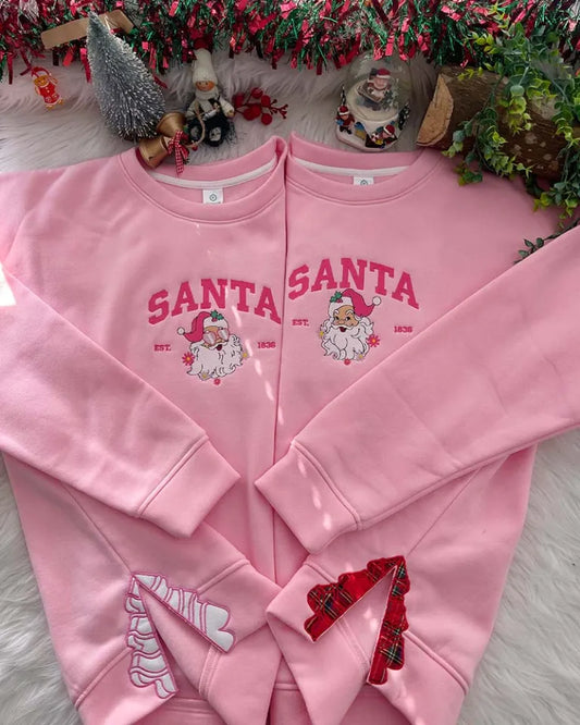 Santa Clause Cute Pink Christmas
