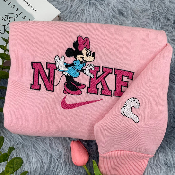 Mickey & Mimi Embroidered Sweatshirt