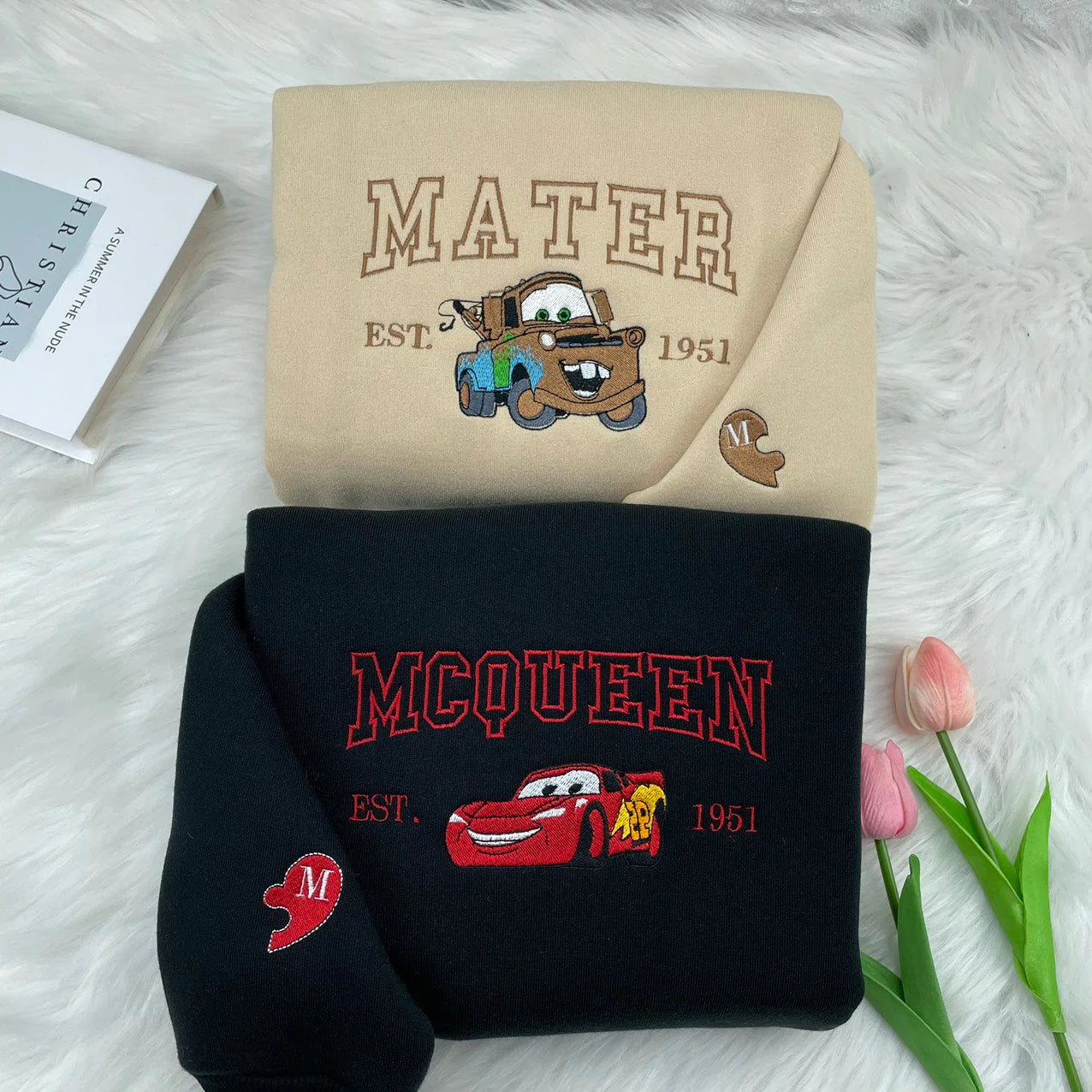 McQueen & Sally & Mater & Luigi (Ver 4) – Embroidered Shirt