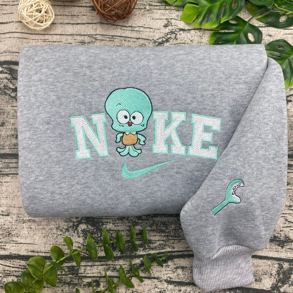 Spongebob and Patrick Chibi Embroidered Sweatshirt