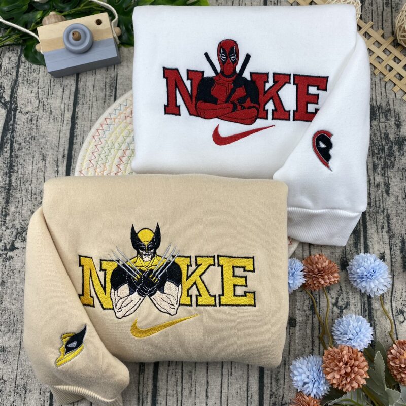 Deadpool and Wolverine Embroidered Sweatshirt