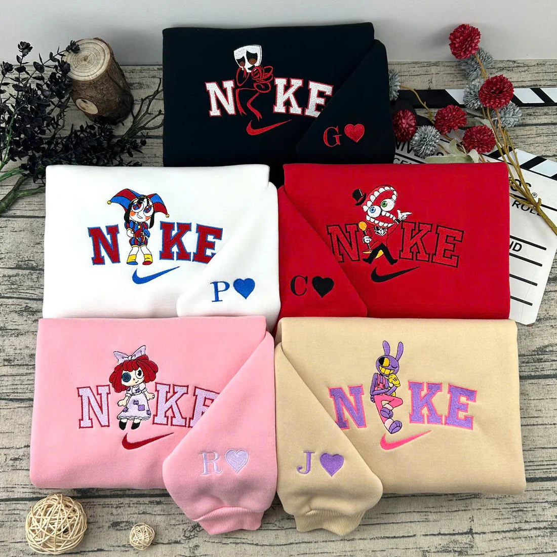 The Amazing Digital Circus embroidered sweatshirt