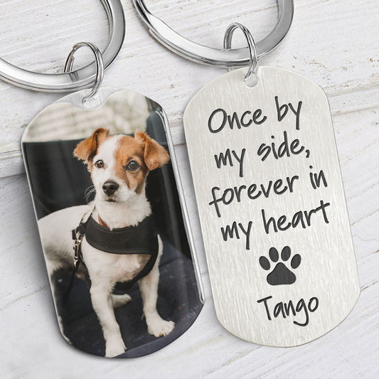 PERSONALIZED MEMORIAL PET KEYCHAIN