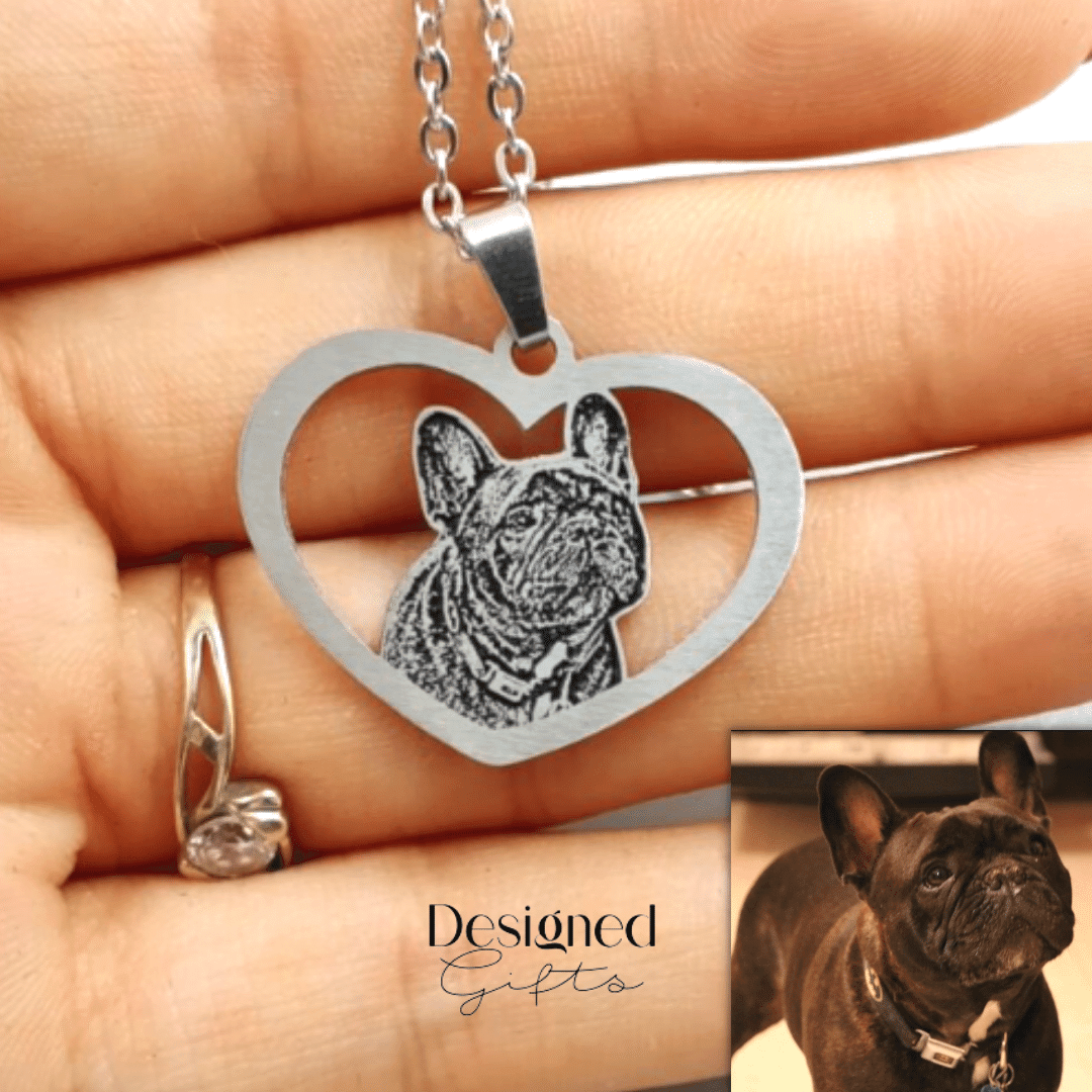 LIFELIKE CUSTOM ENGRAVED PET PHOTO KEYCHAIN