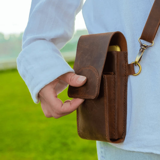 Handmade Genuine Leather Crossbody Bag