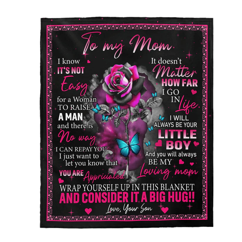 Mom - You Are Appreciated - Blanket From Son