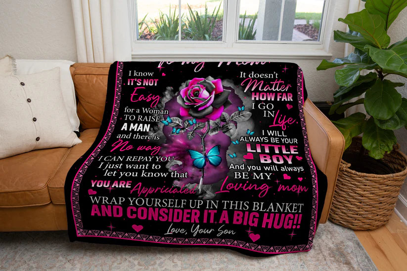 Mom - You Are Appreciated - Blanket From Son