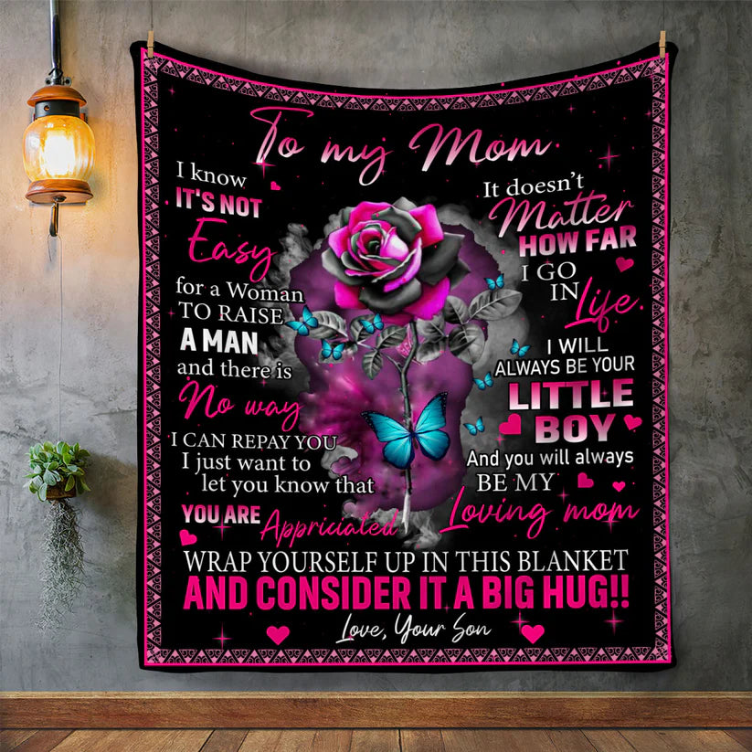 Mom - You Are Appreciated - Blanket From Son