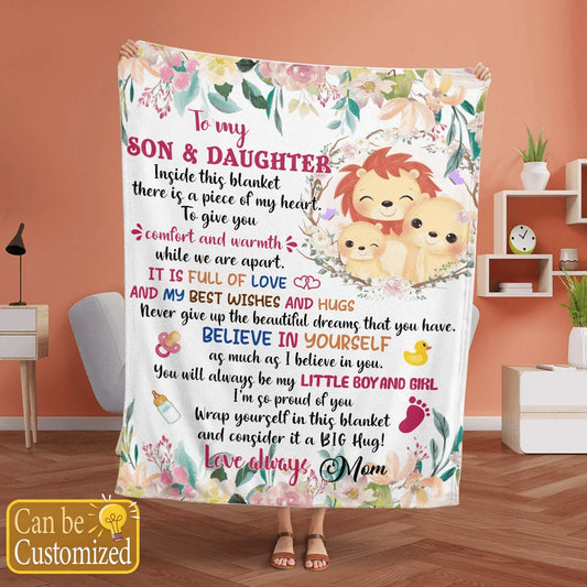 TO MY SON AND DAUGHTER BLANKET