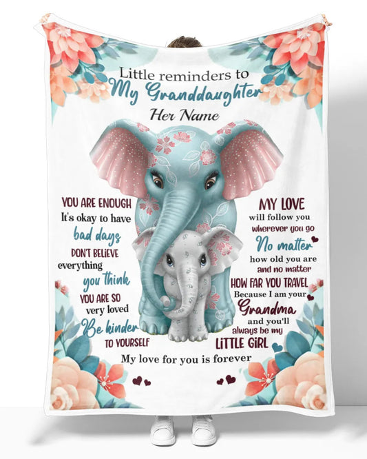 Blanket To My GrandDaughter - Gift for GrandDaughter