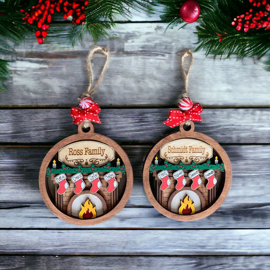 Fireplace Family Signage and Ornament