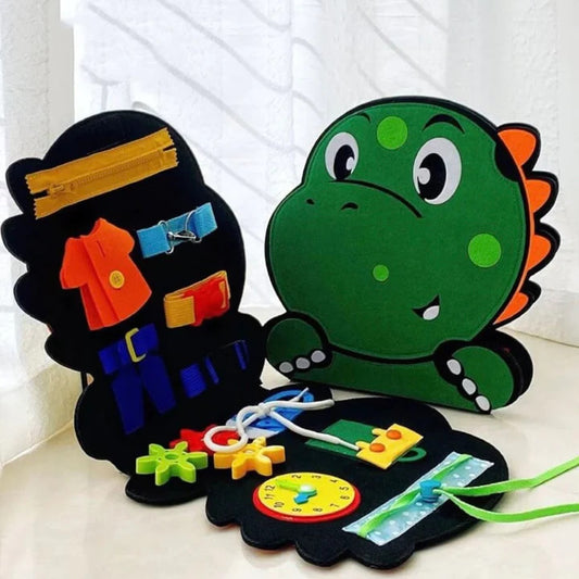 Dino Busy Board Montessori Toys