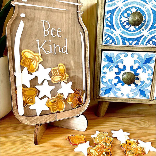 Bee kind Personalized Reward Jar