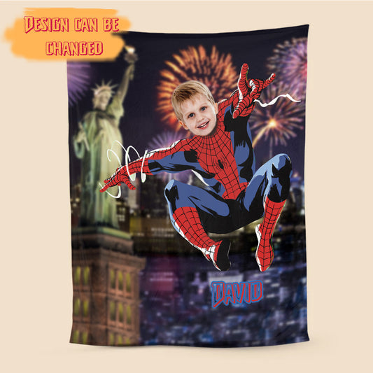 Personalized Super Hero Blanket - Best Gift For Kids