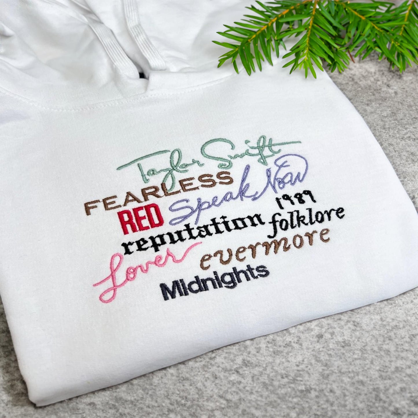 Custom Embroidered Sweatshirt TSwift Era Concer