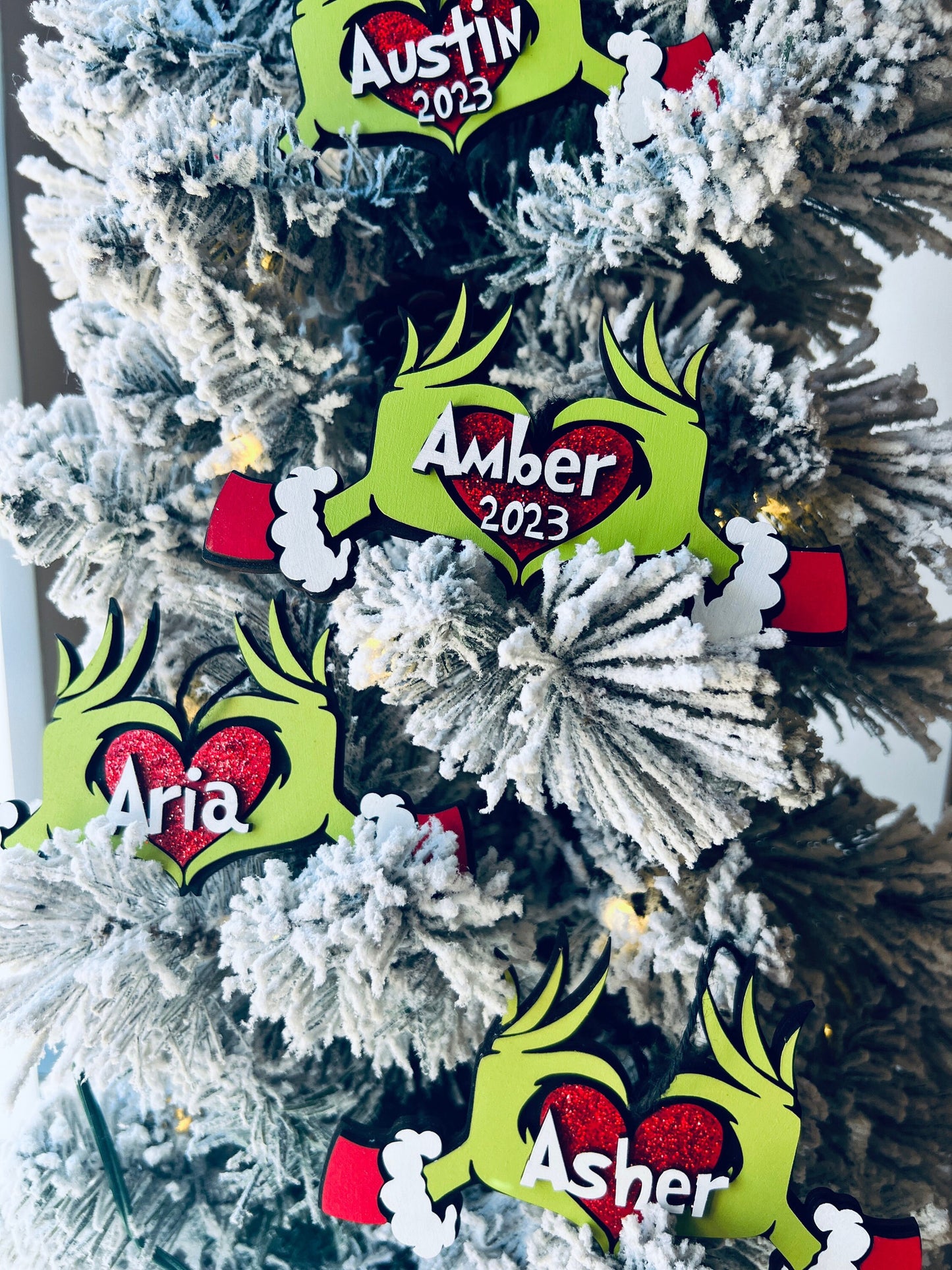 Personalized Grinch Ornament