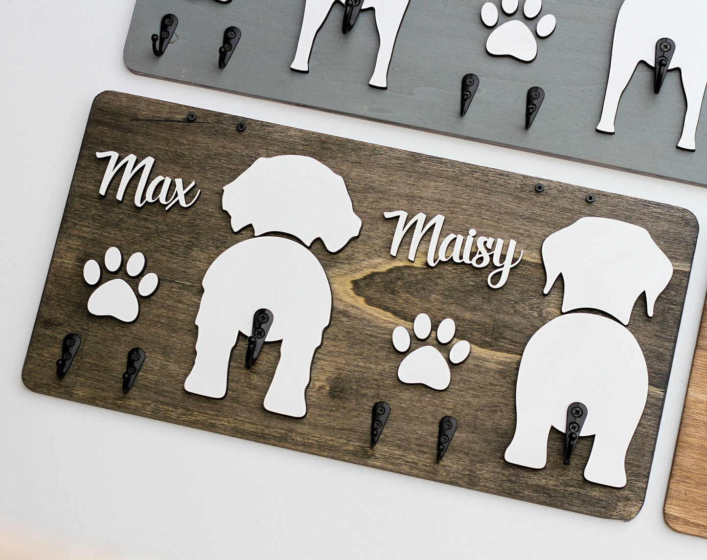 Personalized Dog Leash Holder