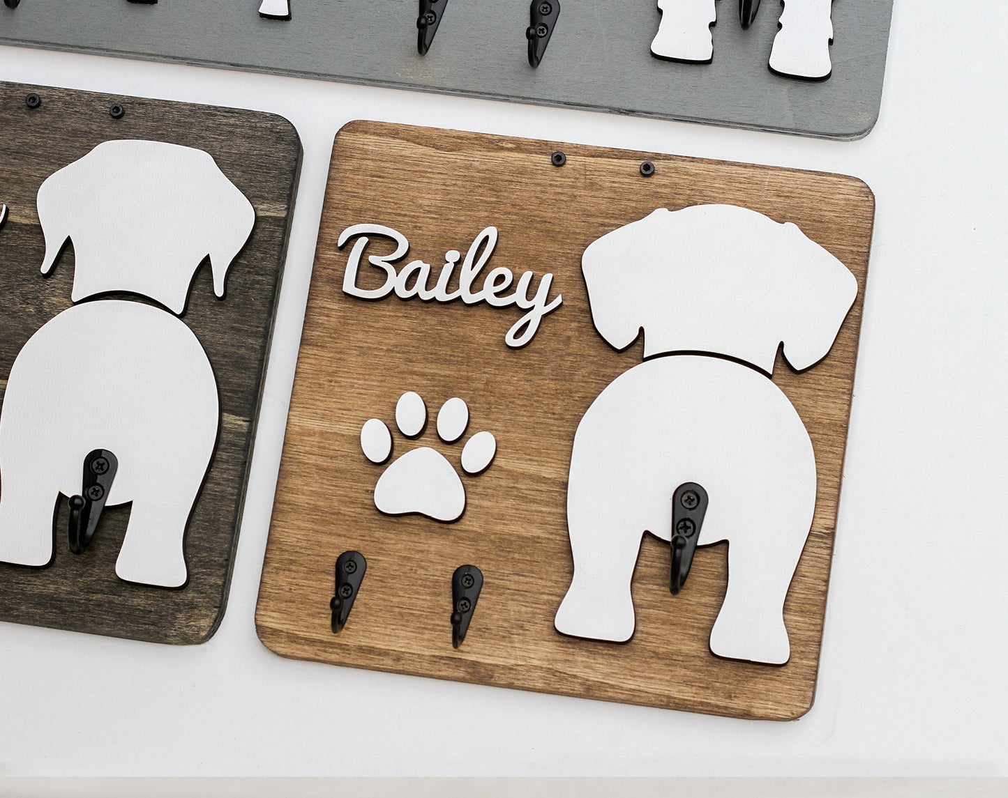 Personalized Dog Leash Holder